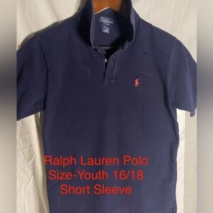 Ralph Lauren Dark Blue Polo with Red Horse